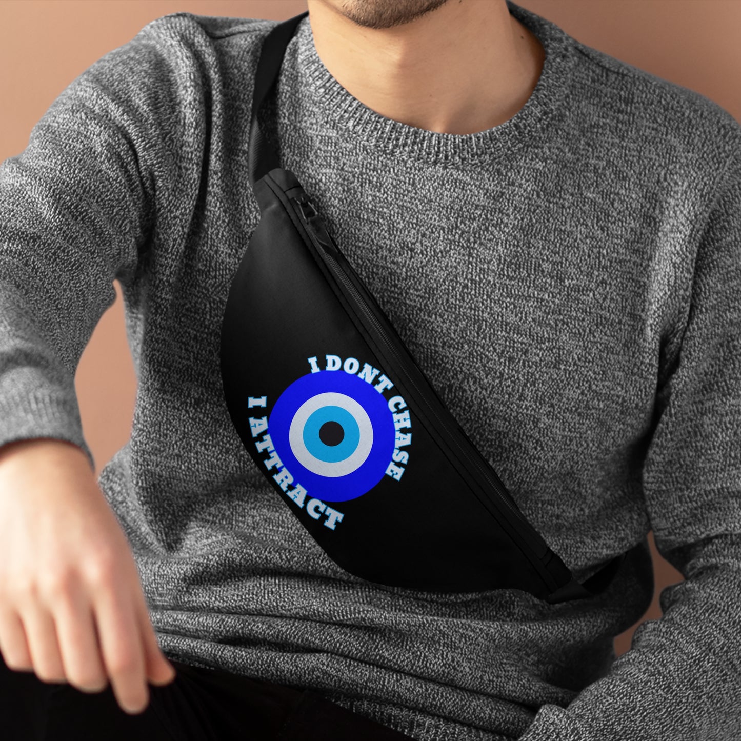 Evil Eye "I Don't Chase I Attract" Fanny Pack