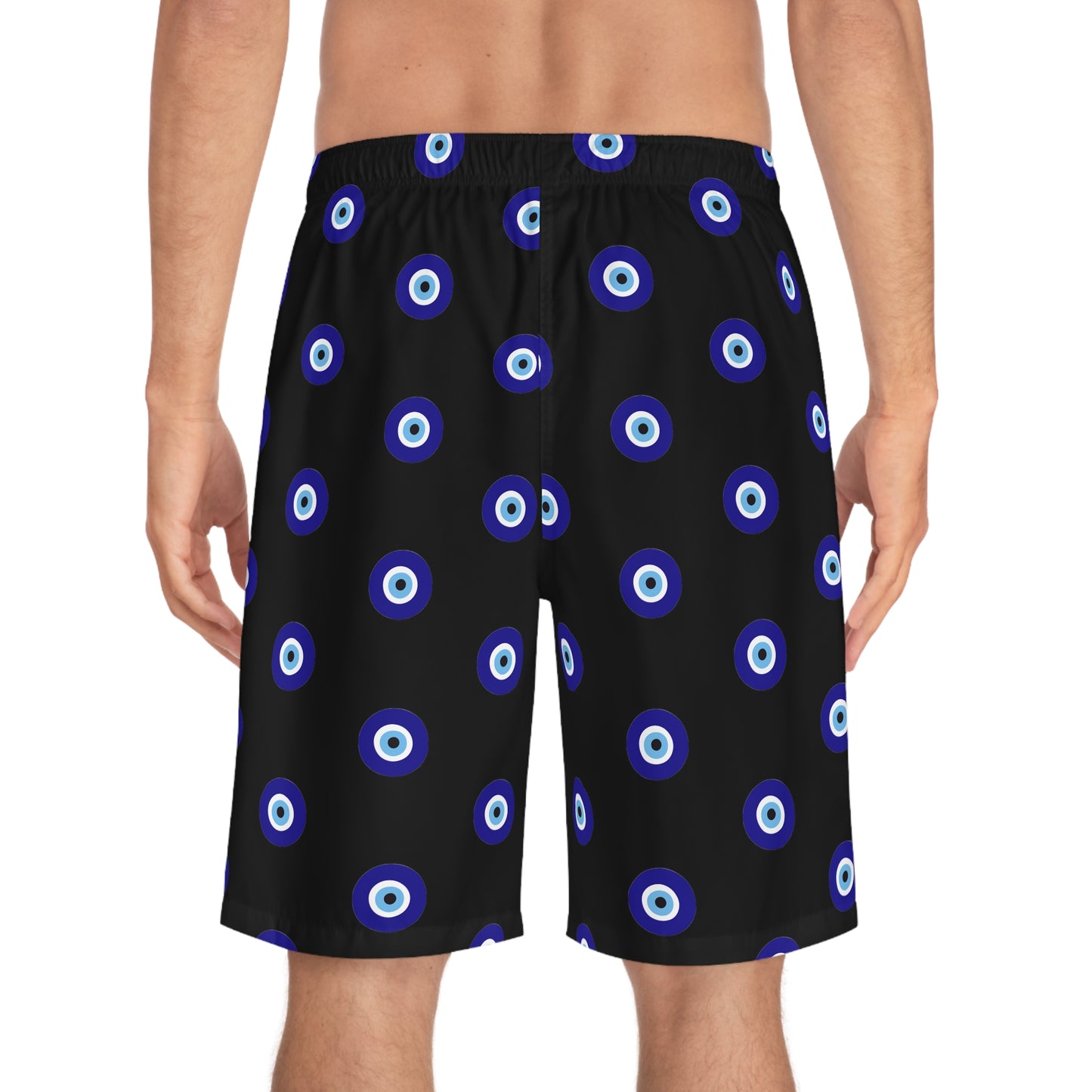 Evil Eye Protection Pattern Men's Board Shorts