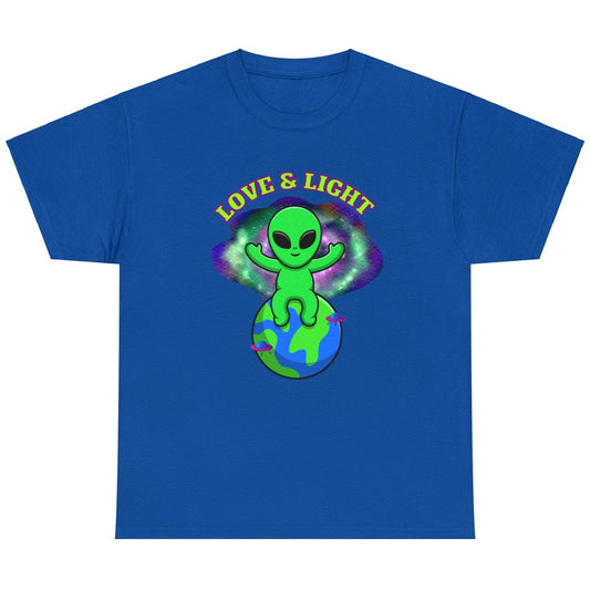 Alien Embrace Earth's Love & Light T-shirt