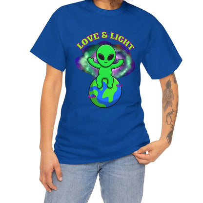 Alien Embrace Earth's Love & Light T-shirt