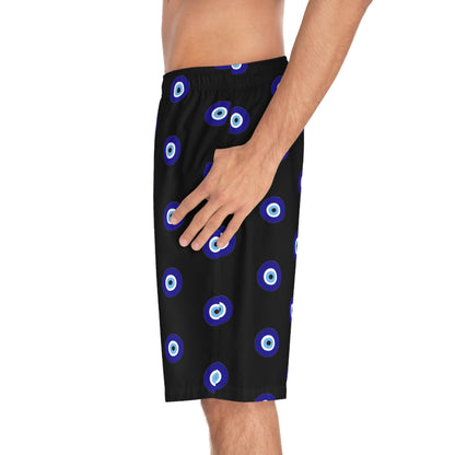 Evil Eye Protection Pattern Men's Board Shorts