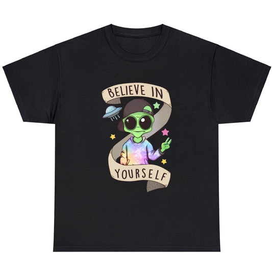 Alien Hipster Believe In Yourself T-shirt