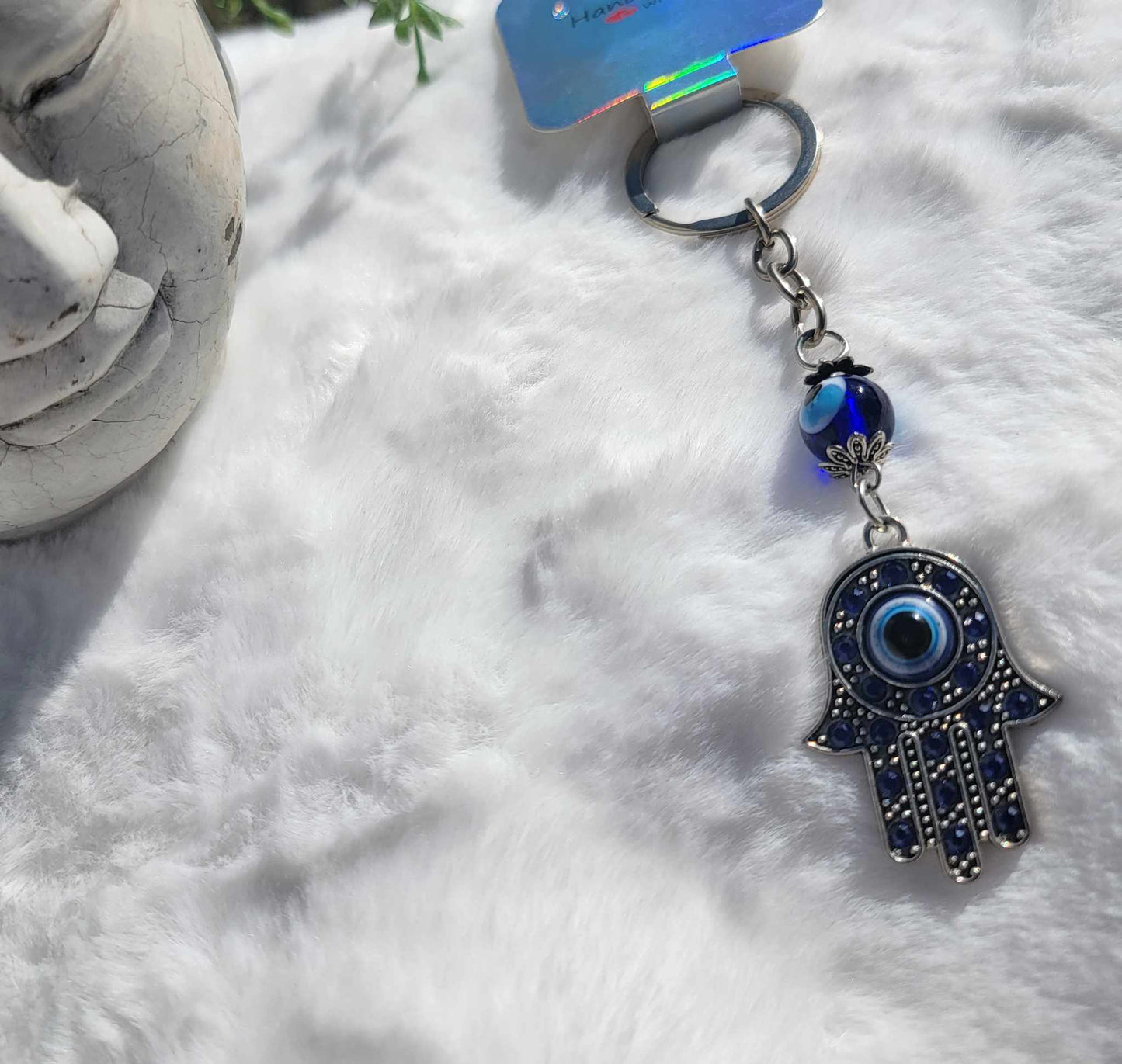 Evil Eye Hamsa Keychain