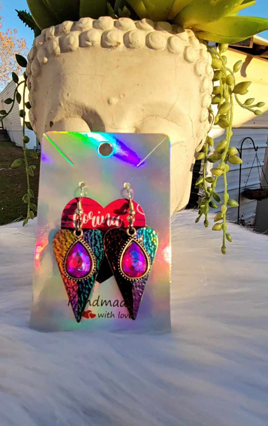 Iridescent Love Radiance Earrings