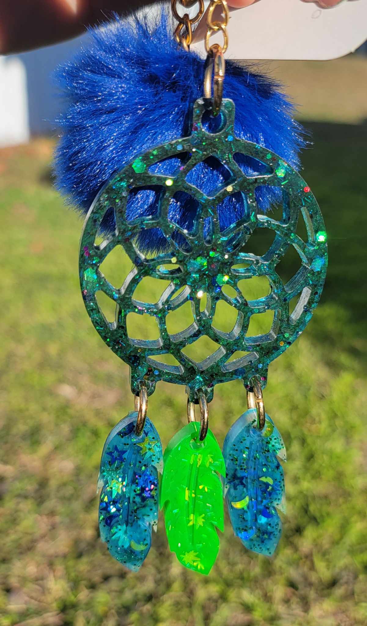 Starry Serenity Resin Dream Catchers