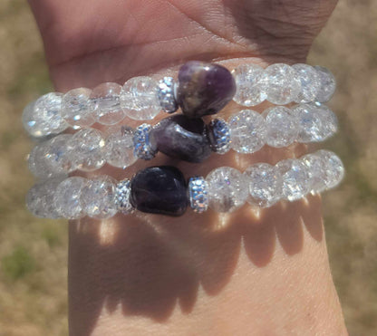 Clarity Cascade Amethyst Bracelet