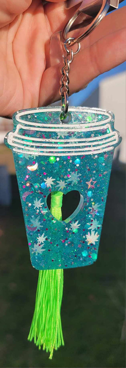 Shimmering Resin Cup