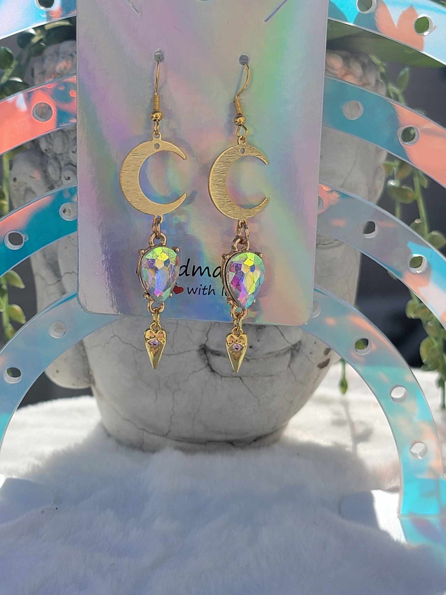 Luna's Loving Eye Gold Dangles