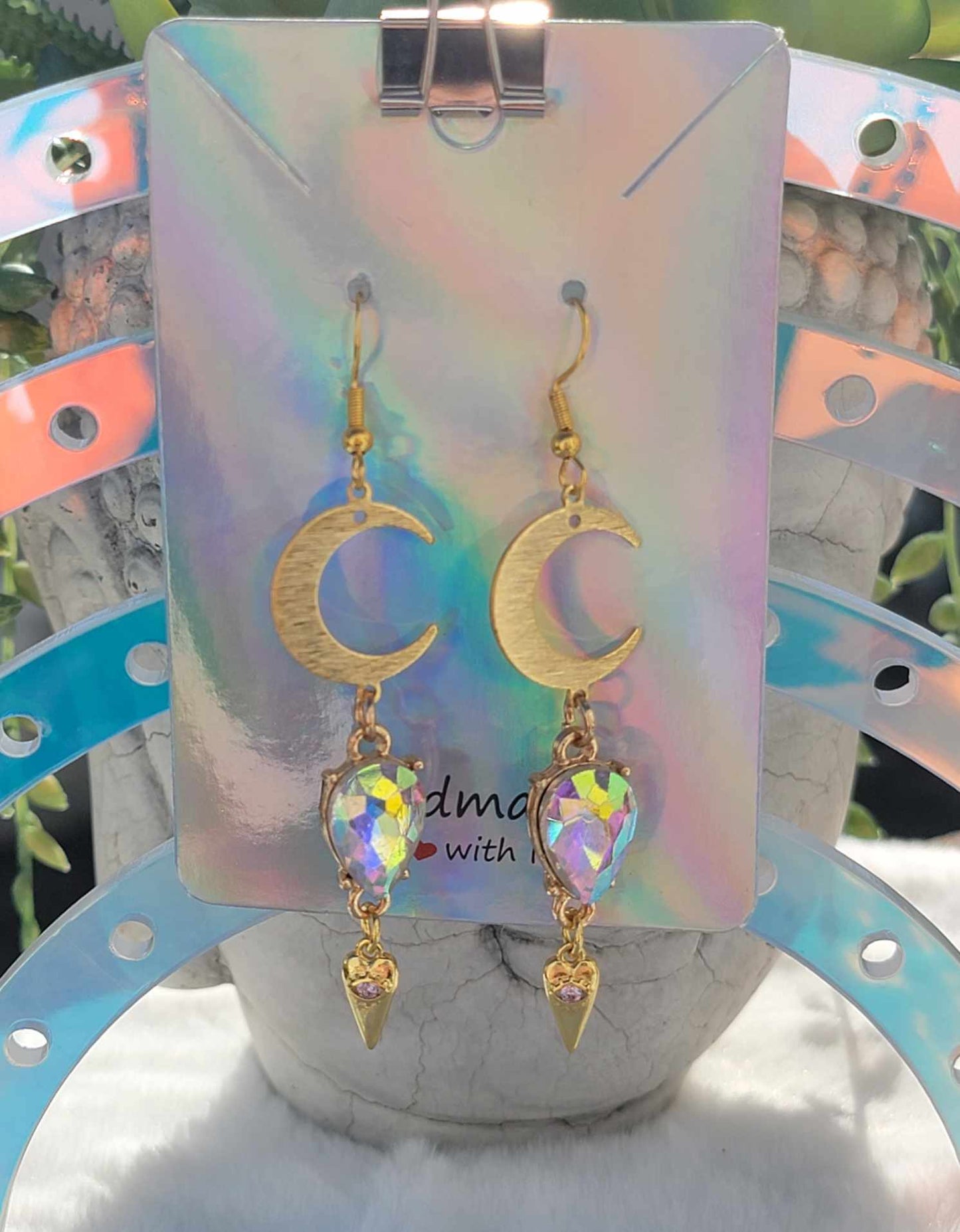 Luna's Loving Eye Gold Dangles