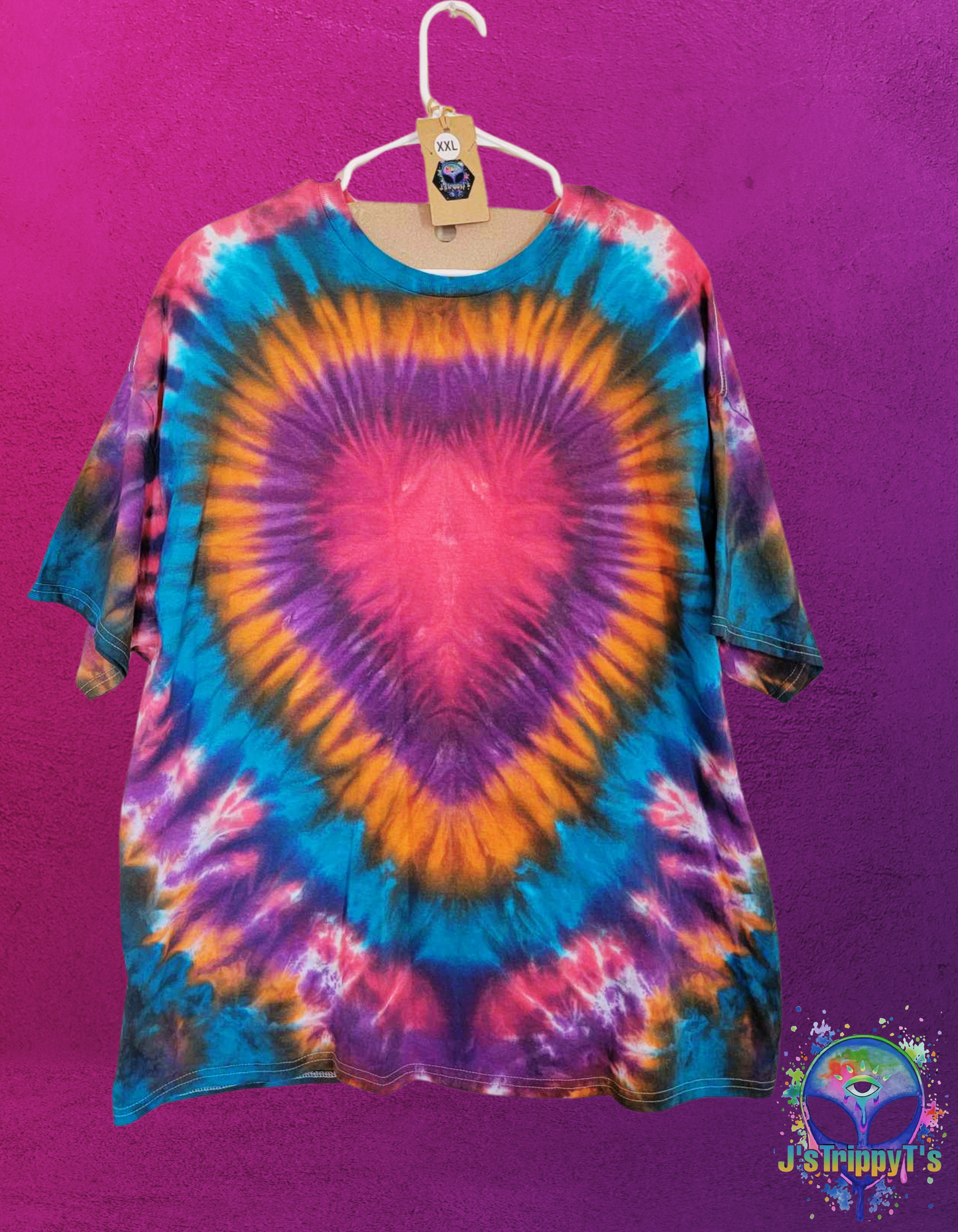 Radiant Love Burst Tie Dye Shirt