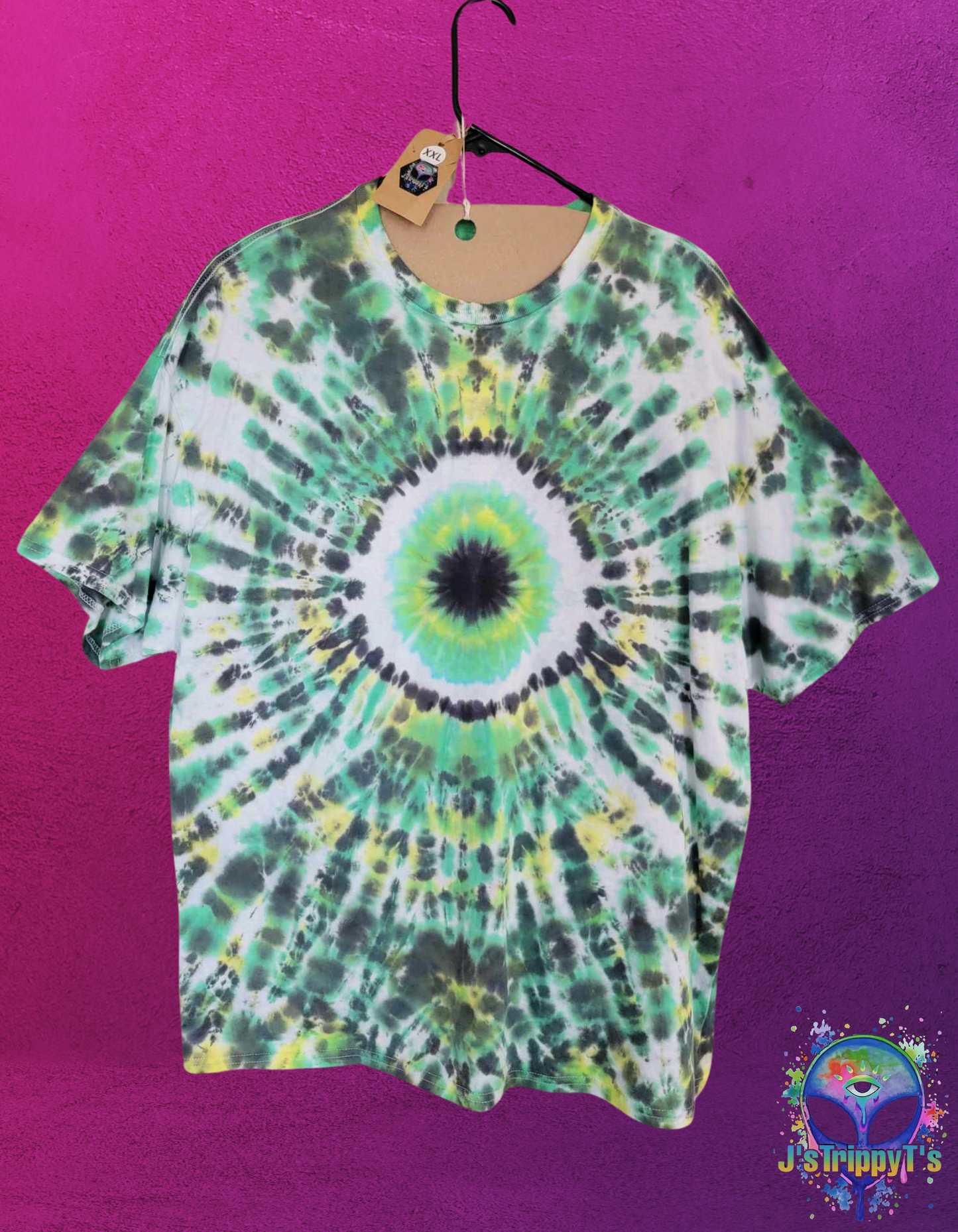 Psychedelic Gecko Sight All-Seeing Eye Tie Dye Tee