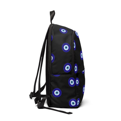 "Protect Your Energy" Evil Eye Pattern Unisex Backpack