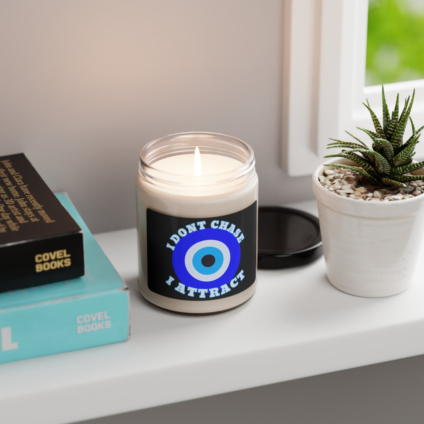 Evil Eye "I Don't Chase I Attract" Scented Soy Candle