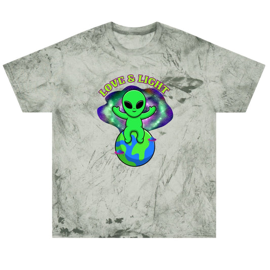 Alien Embrace Earth's Love & Light Tie Dye T-shirt