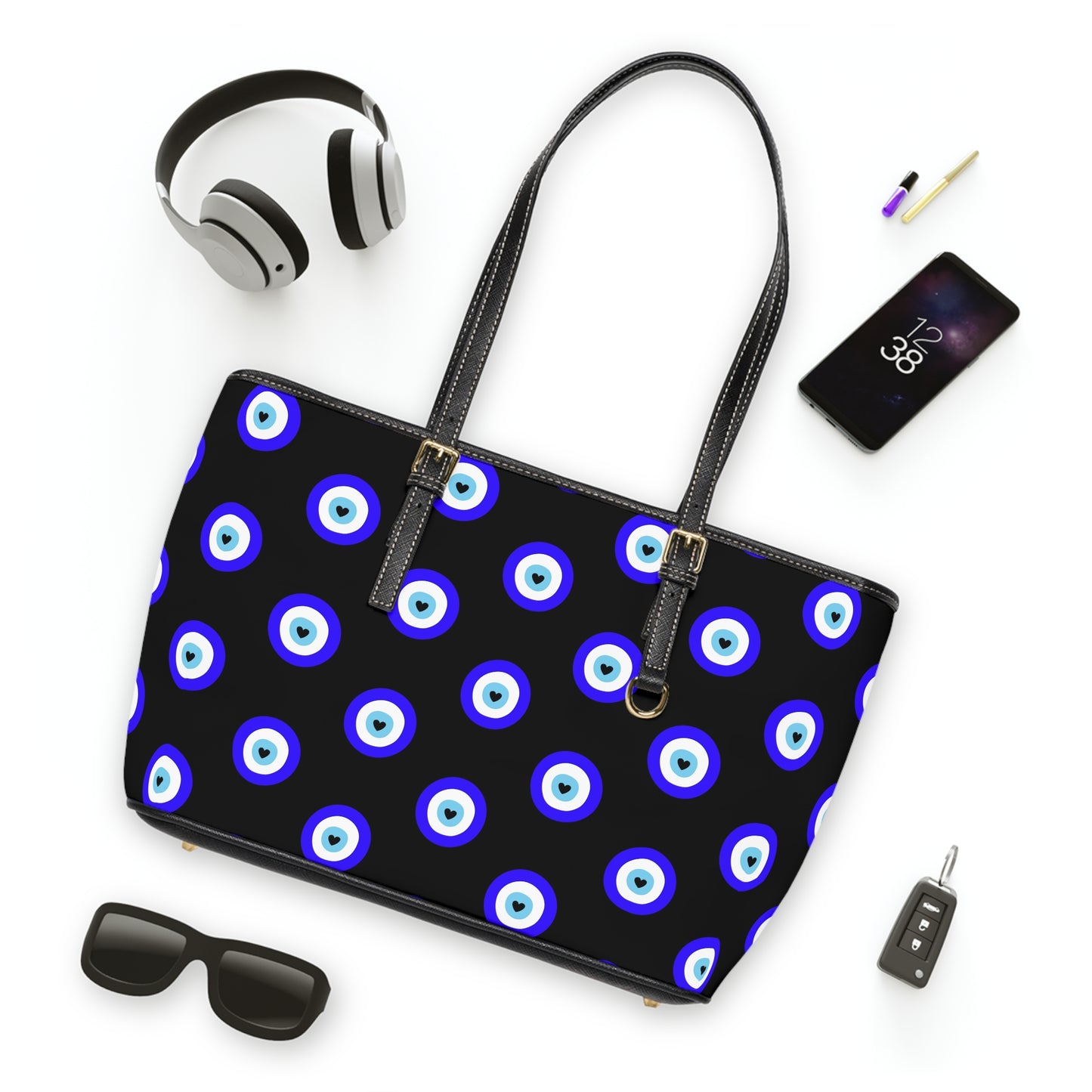 Leather Mystic Evil Eye "Protect Your Energy" Bag