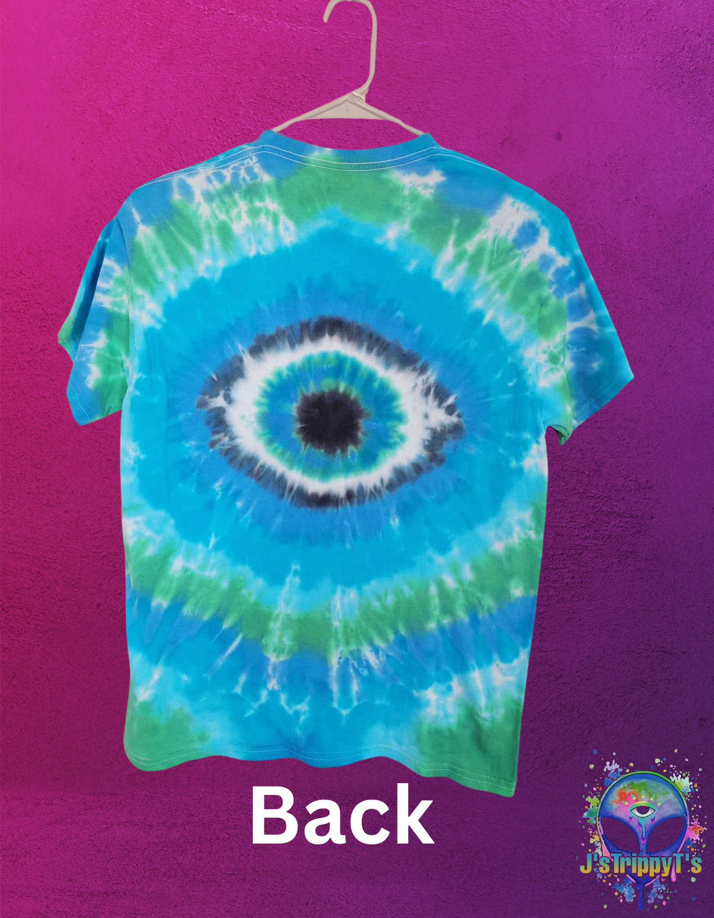 Aqua Mystique All-Seeing Eye Tie Dye Shirt