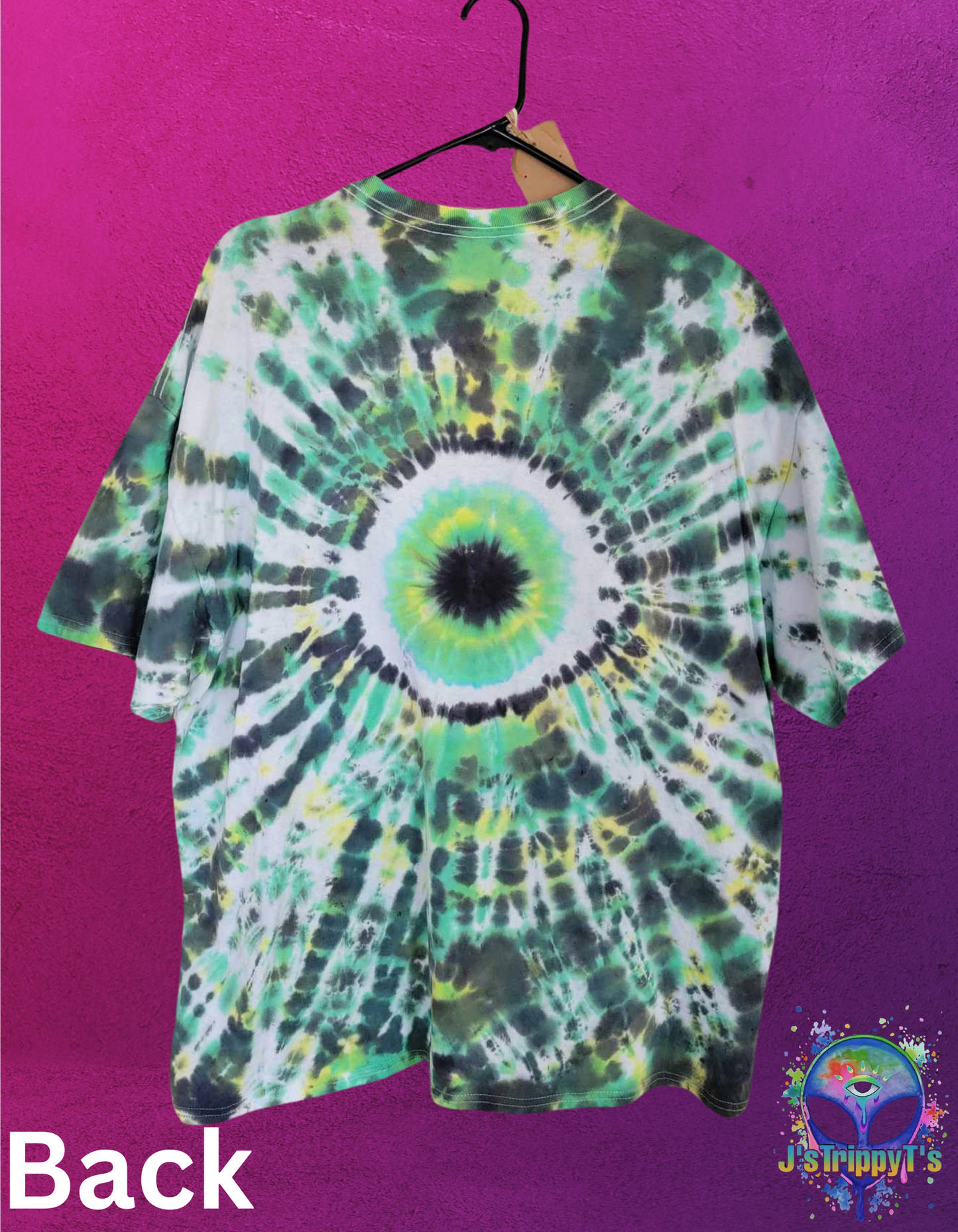 Psychedelic Gecko Sight All-Seeing Eye Tie Dye Tee