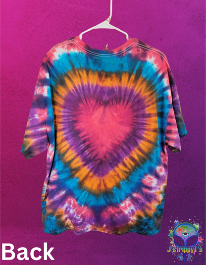 Radiant Love Burst Tie Dye Shirt