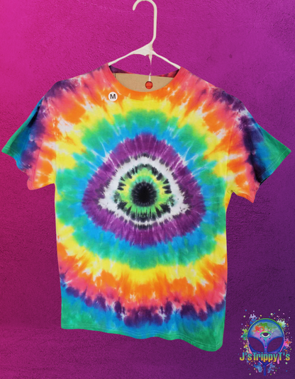 Rainbow Visionary All-Seeing Eye Tie Dye Tee